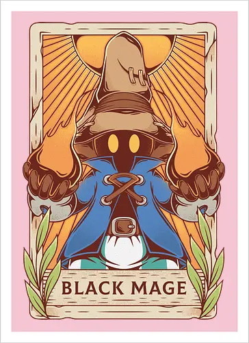 Black Mage Tarot Card