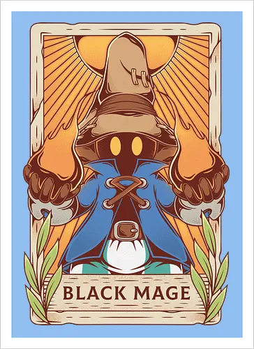 Black Mage Tarot Card