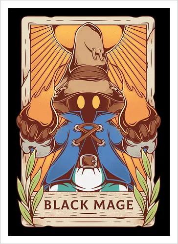 Black Mage Tarot Card