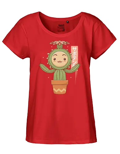 Lil' Cactus - legend, Mana, kaktus, jrpg, gaming - Fairtrade Girl Shirt