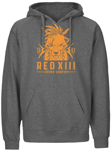 Red XIII - Nanaki, final, fantasy, gaming, jrpg - Fairtrade Hoodie