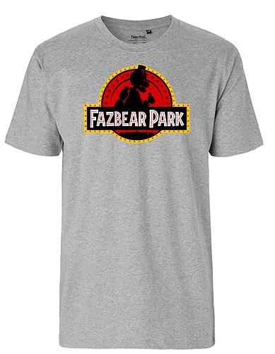 Fazbear Land - gaming, jurassic, mashup, bear - Fairtrade T-Shirt