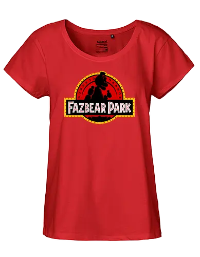Fazbear Land - gaming, jurassic, mashup, bear - Fairtrade Girl Shirt
