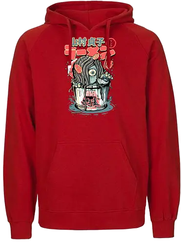 Sadako Yurei Ramen - ramen, instant, horror, ring - Fairtrade Hoodie