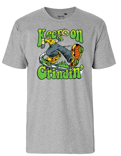 Keep on Grindin - jet, Set, radio, gaming - Fairtrade T-Shirt