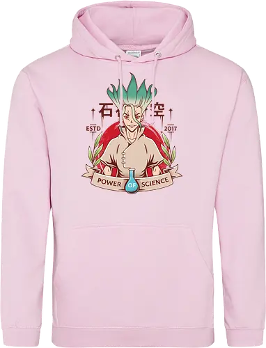 Power of Science - science, Stone, anime, manga, Senku - Standard Hoodie