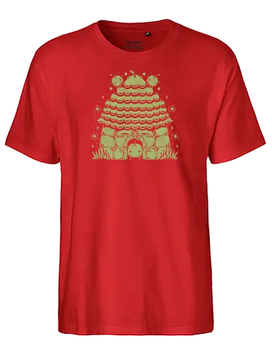 The Hut - valley, Farming, gaming - Fairtrade T-Shirt