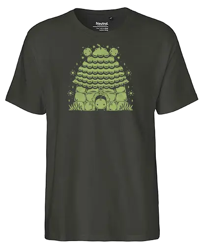 The Hut - valley, Farming, gaming - Fairtrade T-Shirt