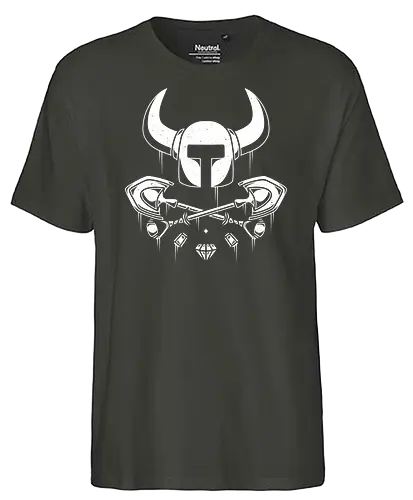 Shovel Blade Master - Shovel, knight, gaming, platformer - Fairtrade T-Shirt