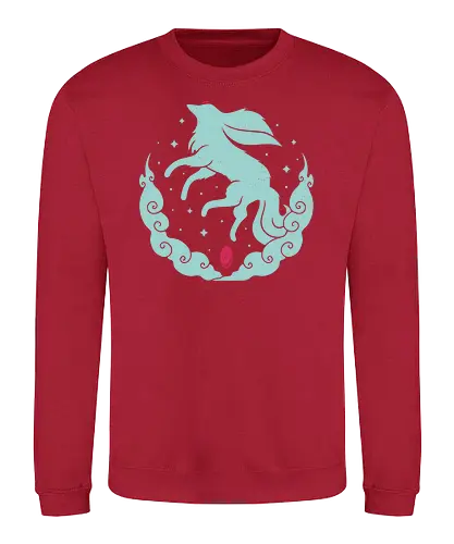 Ruby Magical Creature - gaming, fantasy, fox, cute, creature - Sweatshirt
