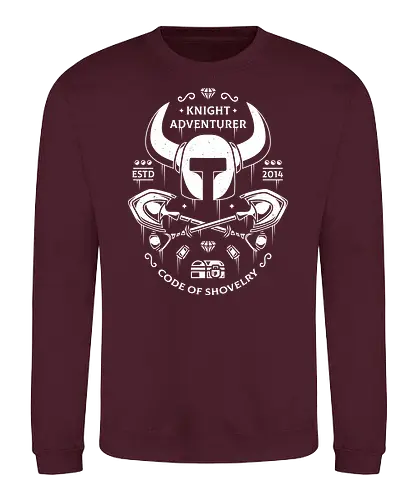 Knight Adventurer - Shovel, knight, gaming - Sweatshirt