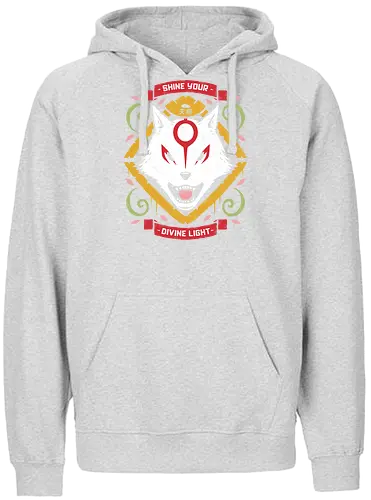 Sun Goddess - okami, wolf, gaming - Fairtrade Hoodie