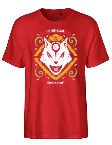 Sun Goddess - okami, wolf, gaming - Fairtrade T-Shirt
