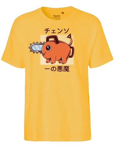 Cute Devil Dog - chainsaw, man, devil, anime, manga - Fairtrade T-Shirt