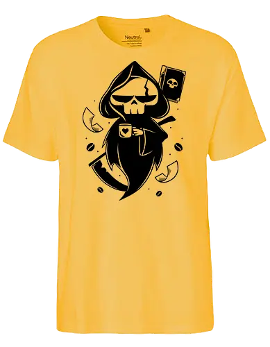 Paperwork & Coffee - tod, coffee, kaffee, dth - Fairtrade T-Shirt