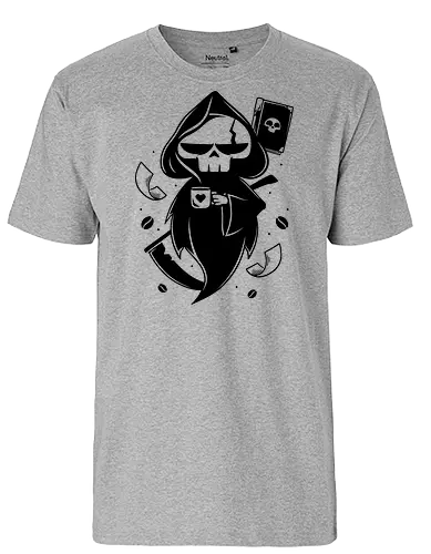 Paperwork & Coffee - tod, coffee, kaffee, dth - Fairtrade T-Shirt