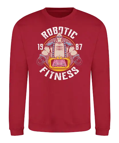 Robotic Fitness - turtle, ninja, krang - Sweatshirt
