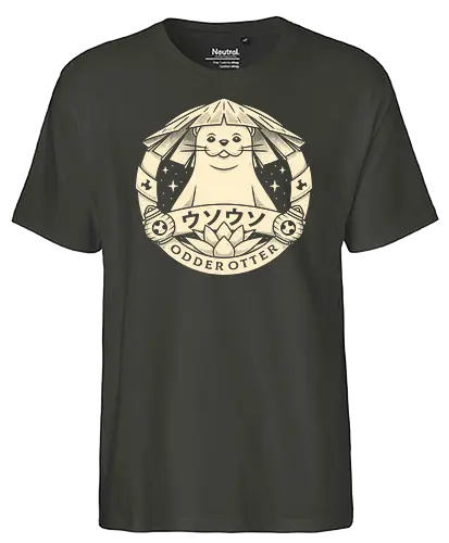 The Odder Otter - final, fantasy, otter, gaming, Mmorpg - Fairtrade T-Shirt