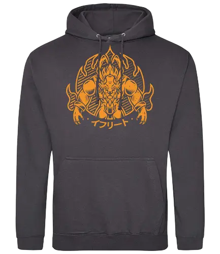 Hellfire - final, fantasy, ifrit, fire, esper - Standard Hoodie