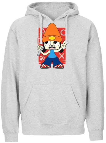 The Rapper - Parappa, gaming, retro, rap, music - Fairtrade Hoodie