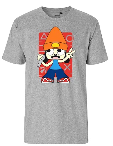 The Rapper - Parappa, gaming, retro, rap, music - Fairtrade T-Shirt