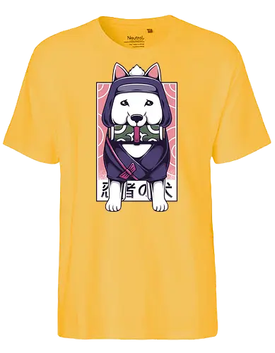 Ninja Dog - cute, ninja, Dogo - Fairtrade T-Shirt