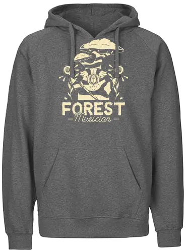 Forest Musician - gaming, kingdom, Hero of Time, Breath - Fairtrade Hoodie