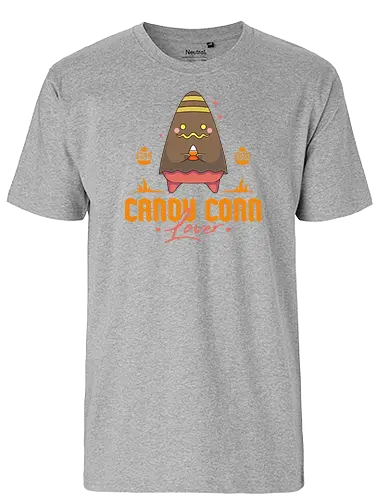 Candy Corn Lover - gaming, Cozy, candy corn - Fairtrade T-Shirt
