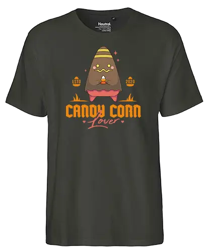 Candy Corn Lover - gaming, Cozy, candy corn - Fairtrade T-Shirt