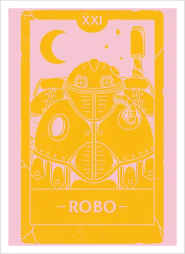 Robo Tarot Card