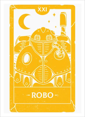 Robo Tarot Card