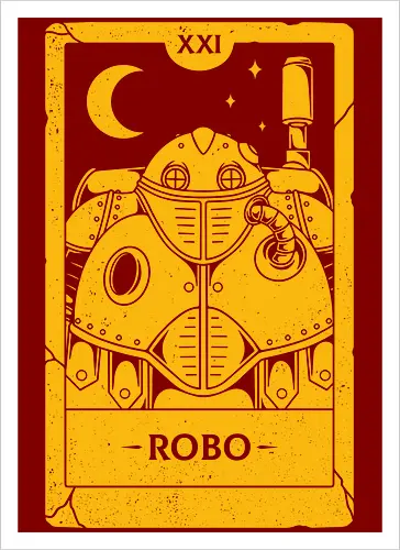 Robo Tarot Card