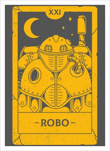 Robo Tarot Card