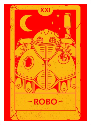 Robo Tarot Card