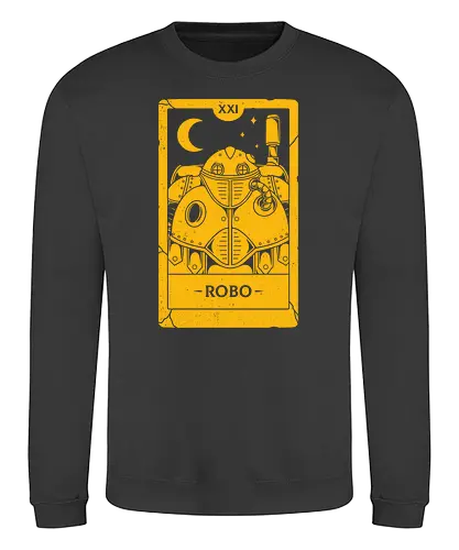 Robo Tarot Card - final, fantasy, companion, tarot - Sweatshirt