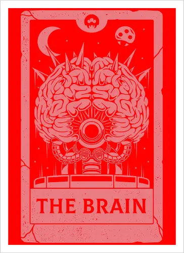 The Brain Tarot Card