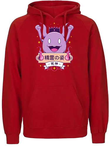 Cute Death God - shinigami, yokai - Fairtrade Hoodie