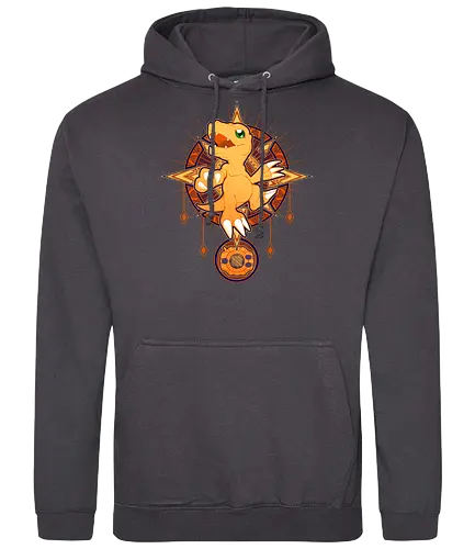 Crest of Courage - digital, monsters, courage, mut, dino - Standard Hoodie