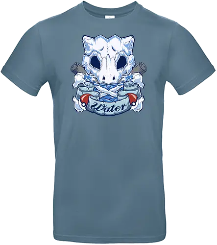 Choose Water - water, wasser, skull, pocket, monster, starter - Standard T-Shirt
