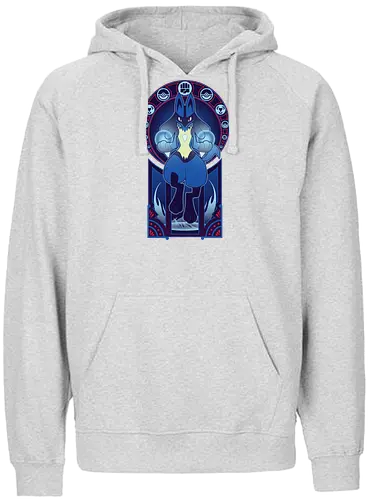 Art of the Fighter - pocket, monster, fighter, kampf, dog - Fairtrade Hoodie
