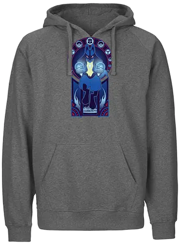 Art of the Fighter - pocket, monster, fighter, kampf, dog - Fairtrade Hoodie