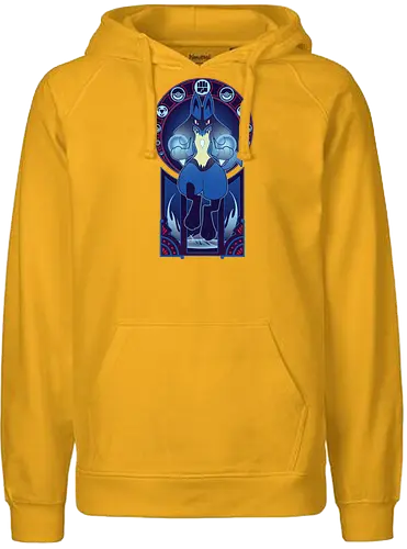 Art of the Fighter - pocket, monster, fighter, kampf, dog - Fairtrade Hoodie
