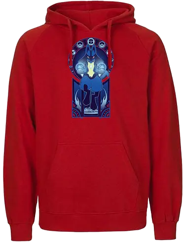 Art of the Fighter - pocket, monster, fighter, kampf, dog - Fairtrade Hoodie