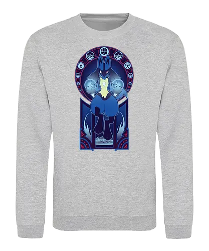 Art of the Fighter - pocket, monster, fighter, kampf, dog - Sweatshirt