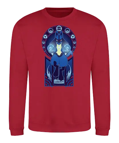 Art of the Fighter - pocket, monster, fighter, kampf, dog - Sweatshirt