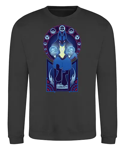 Art of the Fighter - pocket, monster, fighter, kampf, dog - Sweatshirt