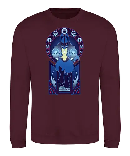 Art of the Fighter - pocket, monster, fighter, kampf, dog - Sweatshirt