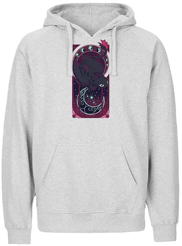 Art of the Night - art, night, nacht, Dragon, dragon, Dragon - Fairtrade Hoodie