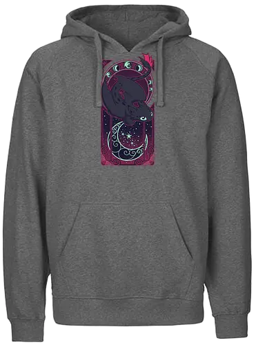 Art of the Night - art, night, nacht, Dragon, dragon, Dragon - Fairtrade Hoodie
