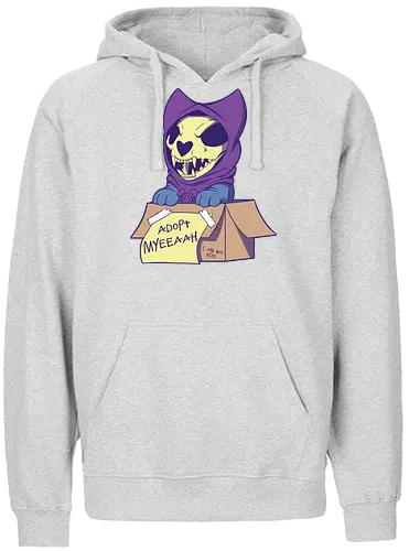 Adopt Myh! - skeletor, myaah, dog, skeleton, Adopt me, Not nice, motu - Fairtrade Hoodie